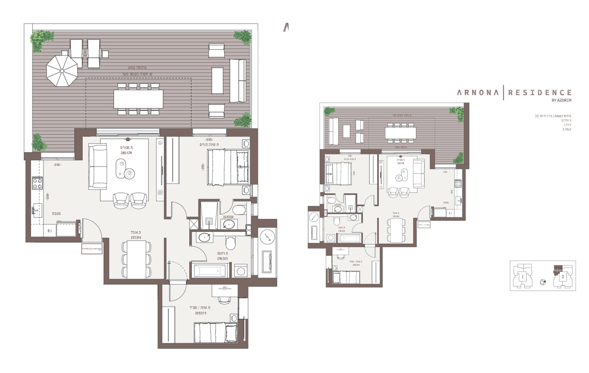 3 Rooms