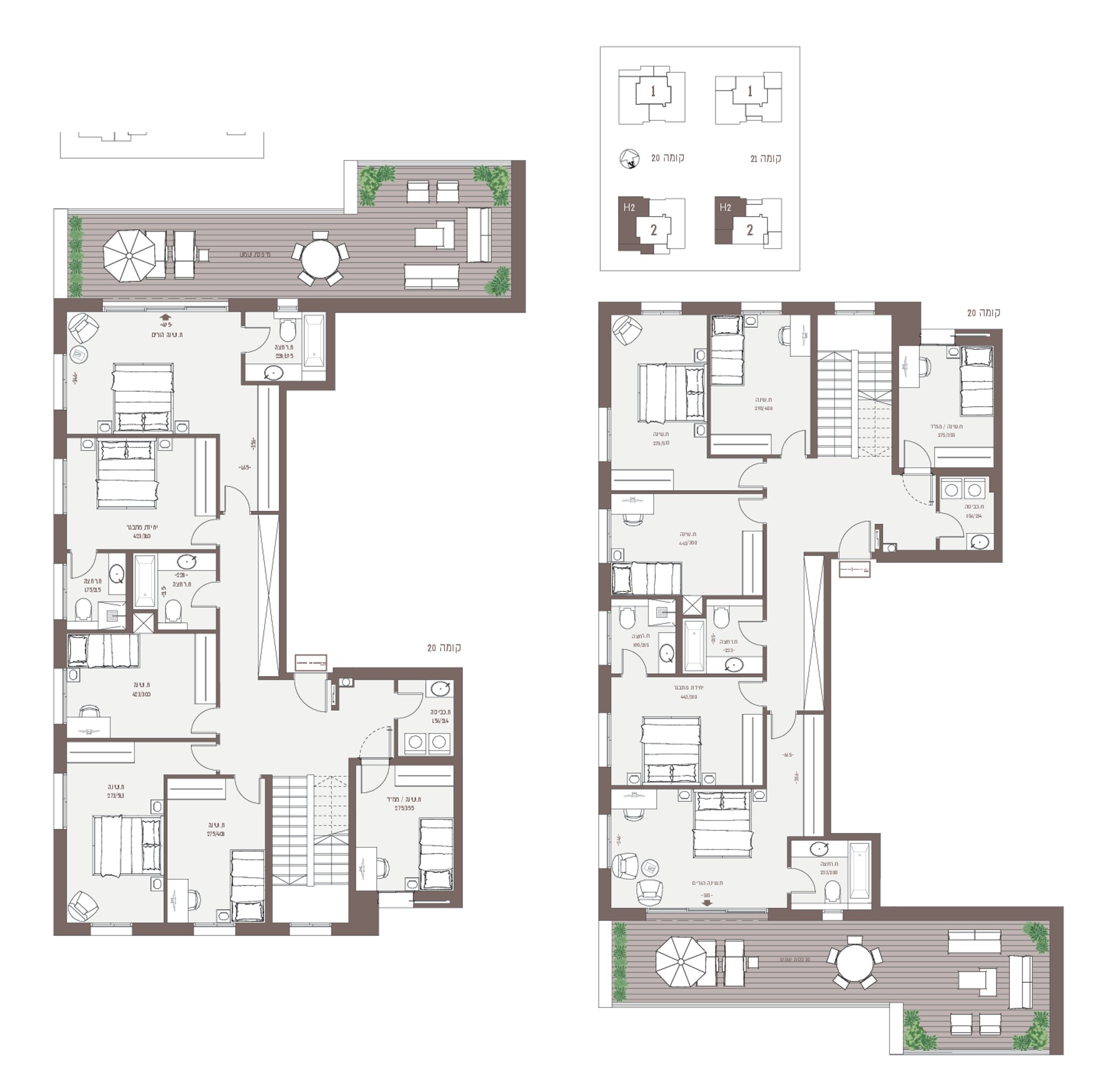 8 Rooms