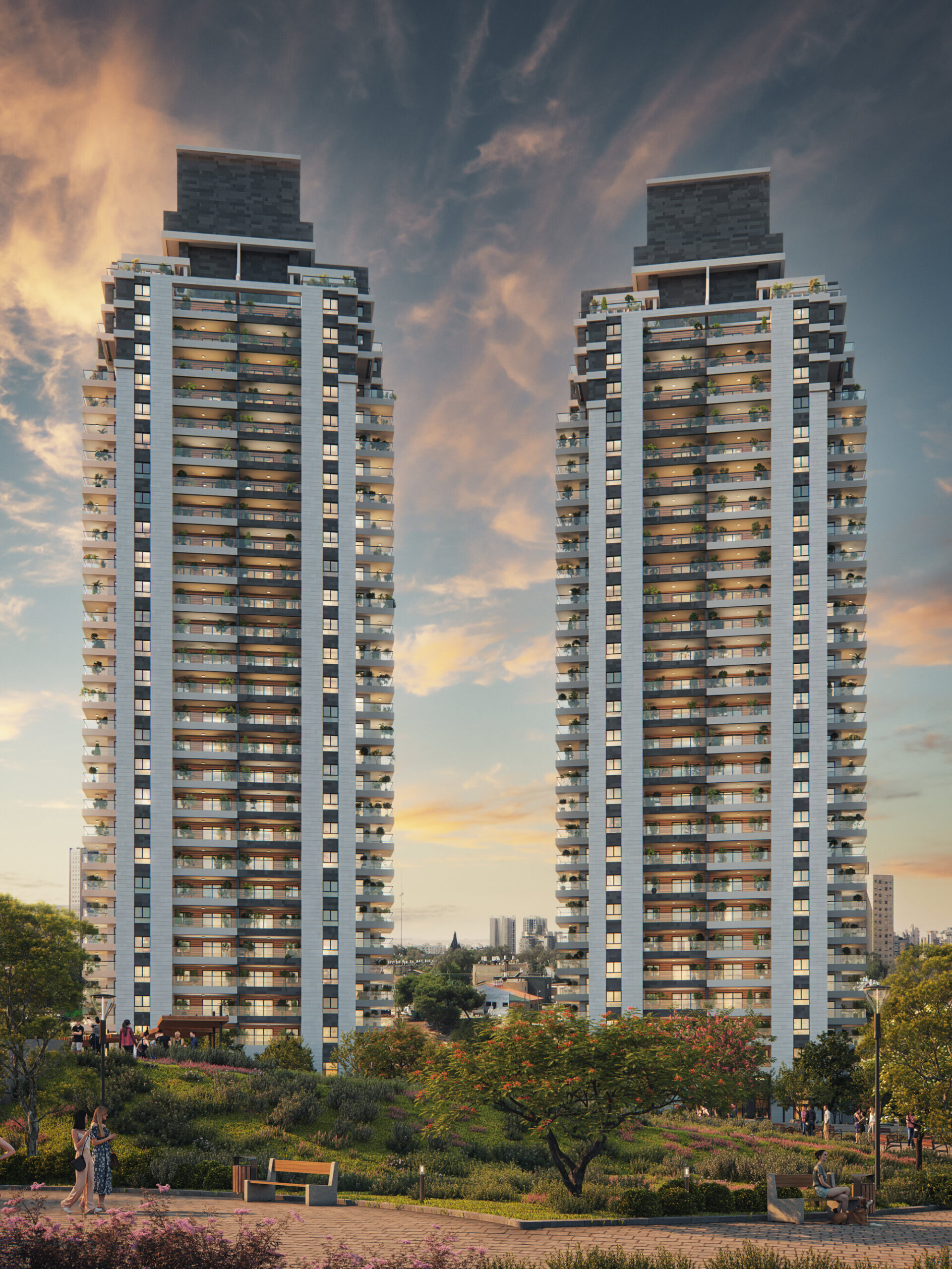 Contemporary living around the park